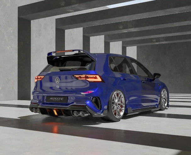 大众8代高尔夫超帅套件硬核姿态合集