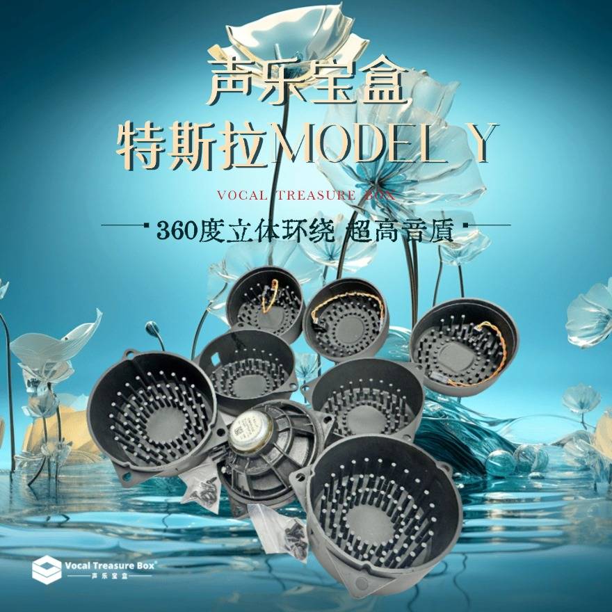 特斯拉Model Y 声乐宝盒汽车音响中音喇叭无损改装声学套件