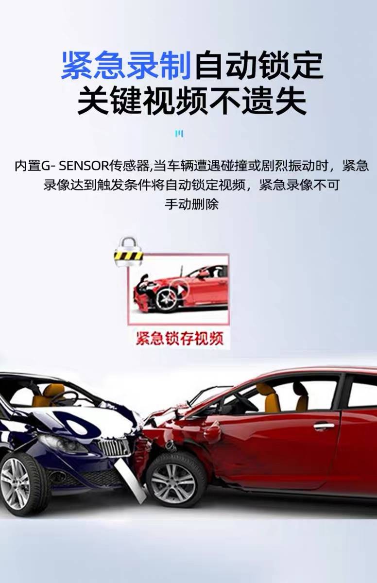 2025行车记录仪高清导航仪新款无线WIFI手机互联24h监控循环DVR 详情图