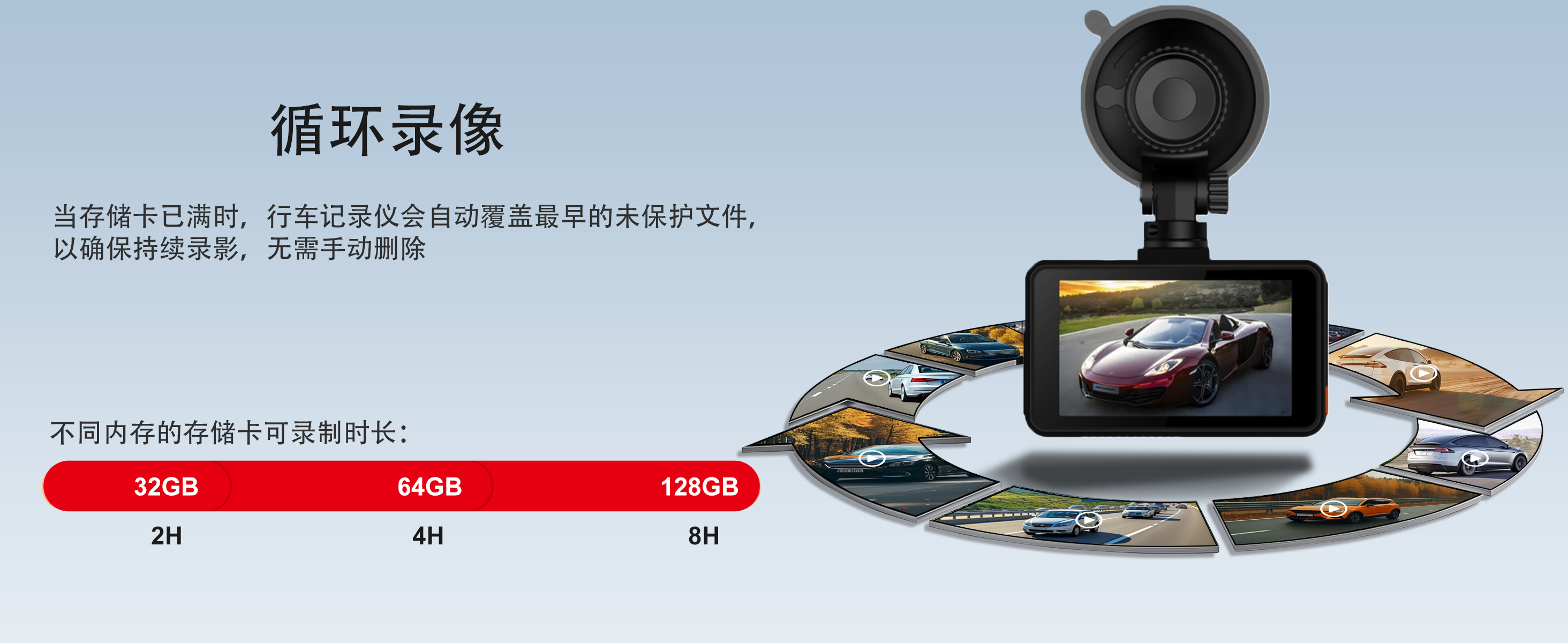 2025高清行车记录仪新款循环录像停车监控车载记录仪汽车用品批发 详情图