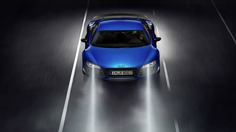 实现灵活照明,可以有指向性的照射到前方,距离是led远光灯的两倍